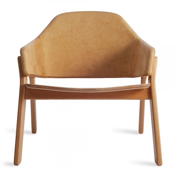 white oak lounge chair